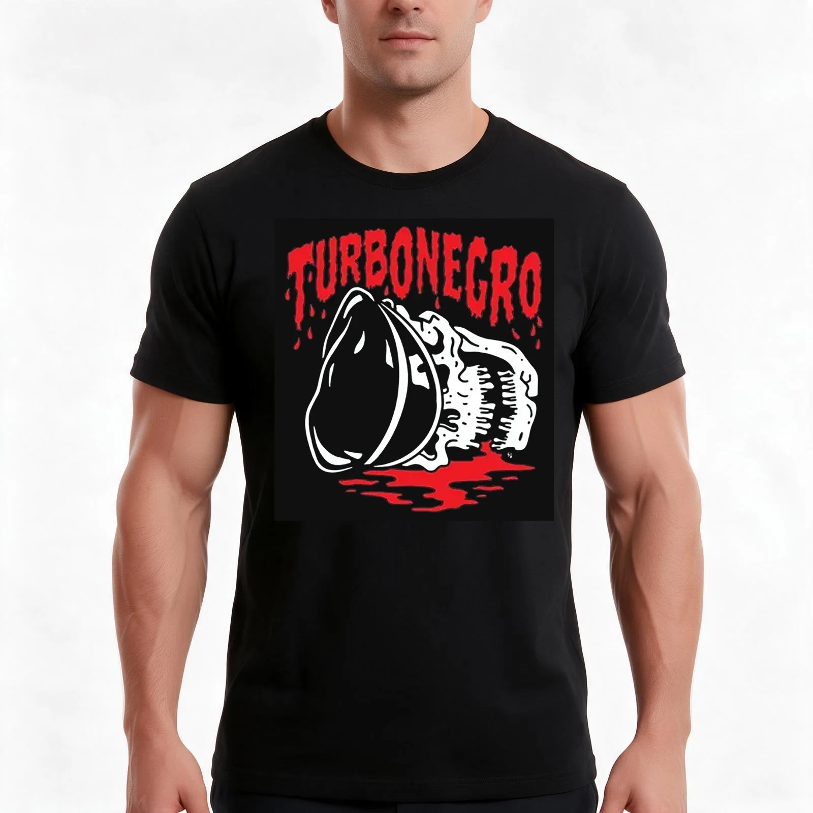 turbonegro new T-Shirt Summer Casual Cotton Tee Oversized Streetwear Tops Vintage Graphic Print Loose Fit Short Sleeve