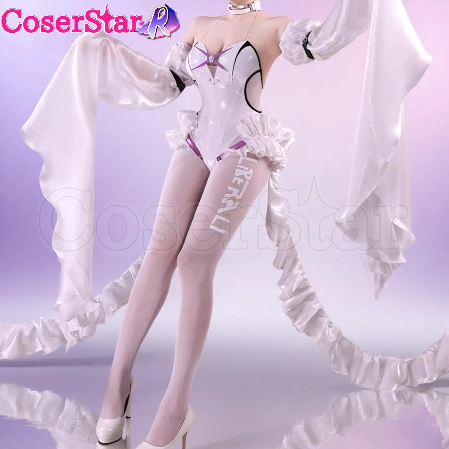 

CoserStar-R Game NIKKE The Goddess of Victory Liberetto Rio Косплей Костюм Платье Карнавал Хэллоуин Комикс Ролевая Игра Наряд Парик