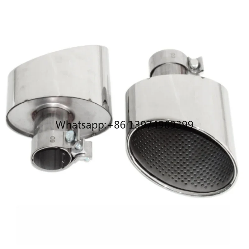 For Audi A3 A4 A5 A6 A7 to RS3 RS4 RS5 RS6 Upgrade Single Interface Stainless Steel Exhaust Pipe Mufflers