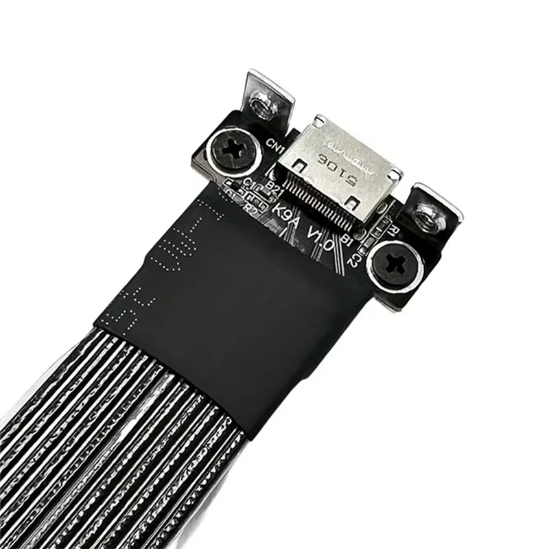 

M. 2 Nvme PCIE 4.0 X4 Gen4 To SFF-8611/8612 Adapter Oculink Graphics Card External Extension Cable W/Half-Height Baffle