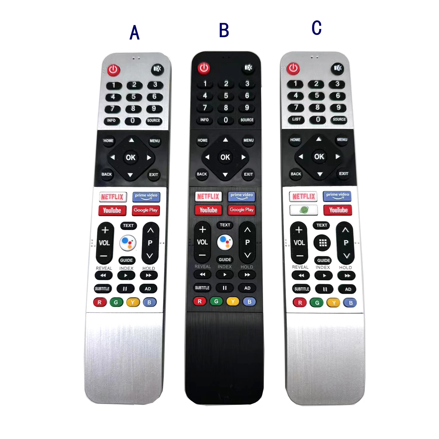 remote control for Panasonic Toshiba Kogan TV 539C-268935-W000 for Smart TV TB500 (No voice)