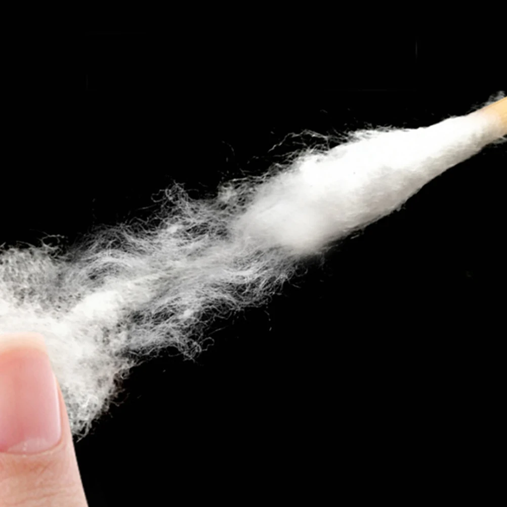 

1000pcs Sterile Cotton Swabs Single-Tipped Applicators Wooden Stick Highly Absorbent For Face Body Cleaning Medical Use Travel