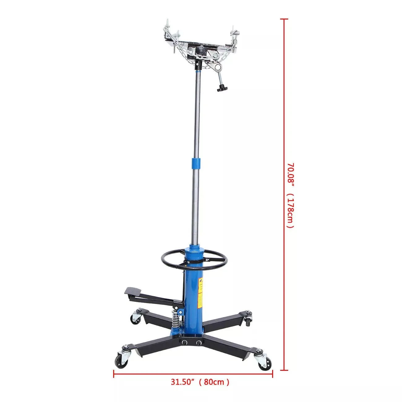 0.5T Hydraulic Telescopic Transmission Jack Hydraulic High Position Transmission Jack Car Gearbox Lifting Machine