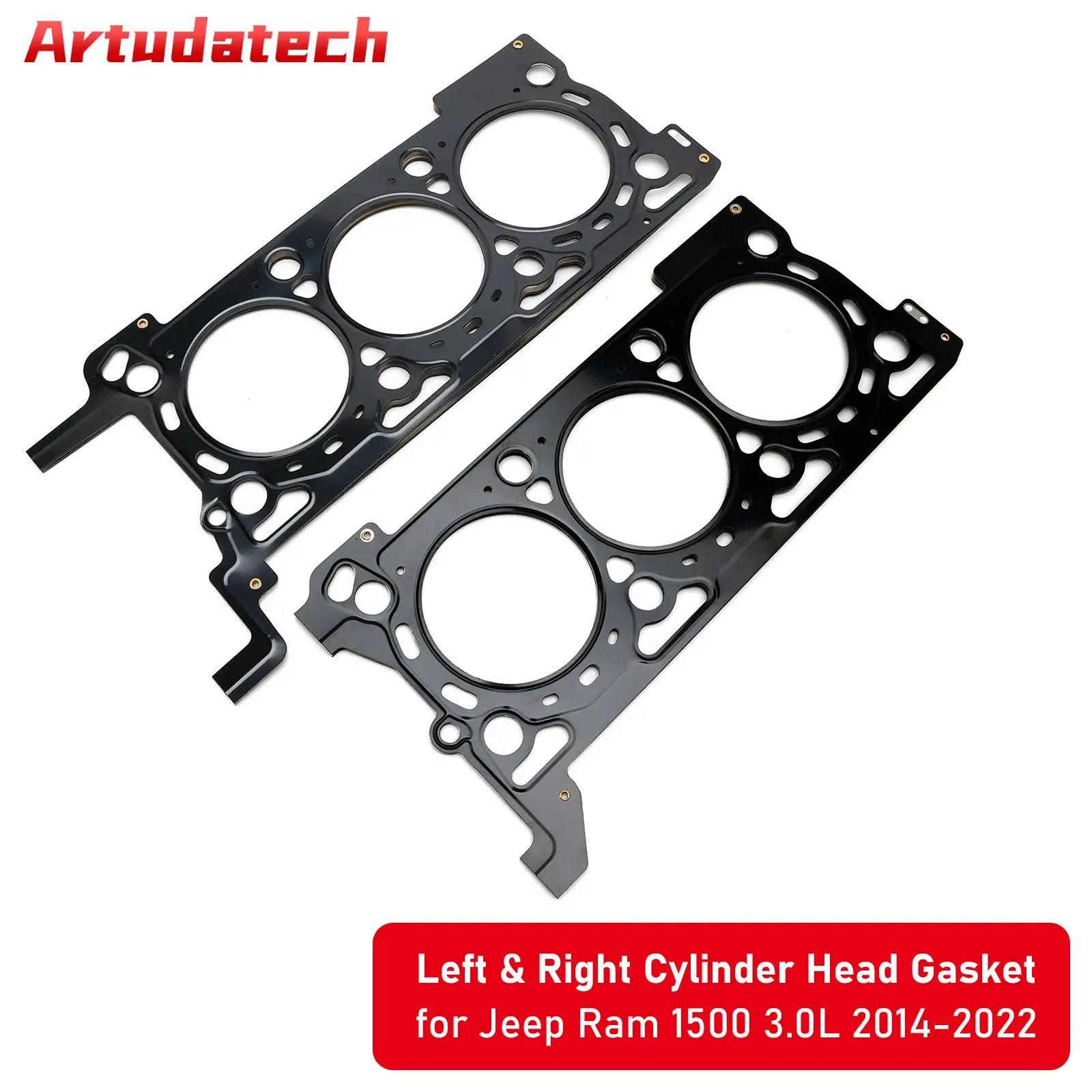 

Artudatech Left & Right Cylinder Head Gasket for Jeep Ram 1500 3.0L 2014-2022 Car Accessories