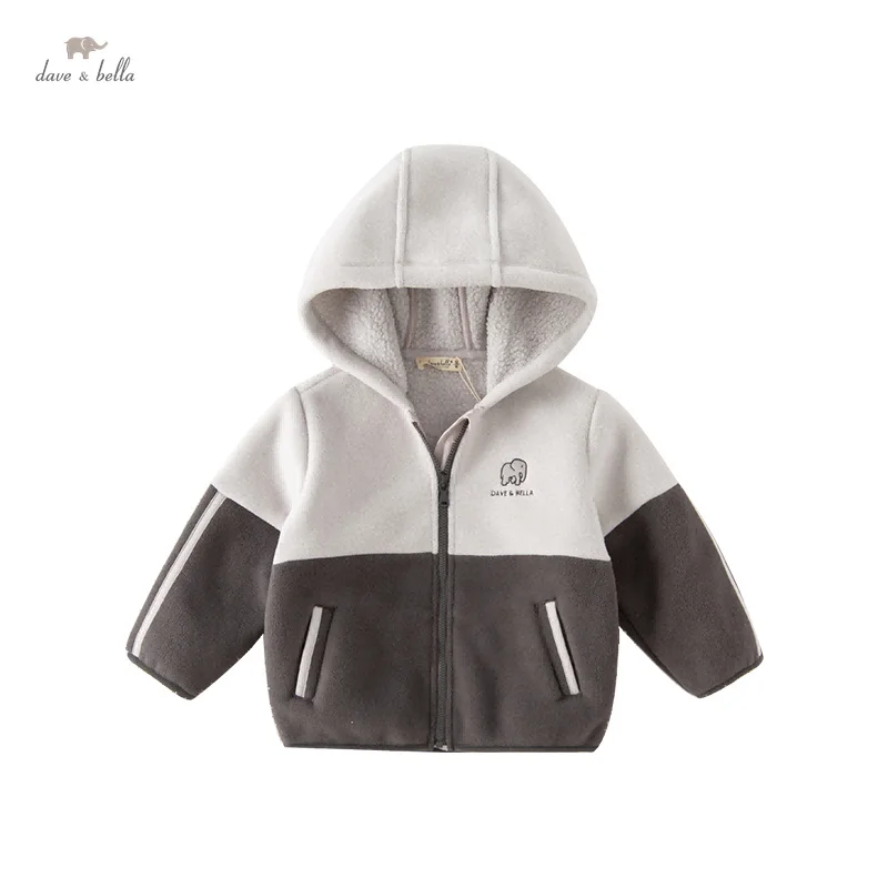 Dave Bella Children Girls Boys Autumn Fashion Casual Fleece Coat Tops Jacket Cardigan Outerwear Outdoor Sport DB4237986