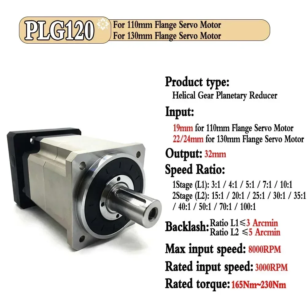 Schrägverzahnungsgetriebe für Nema 17 23 34 Schrittmotor Drehzahlminderer für 40 60 80 90 110 130 180 mm Flansch-Servomotor