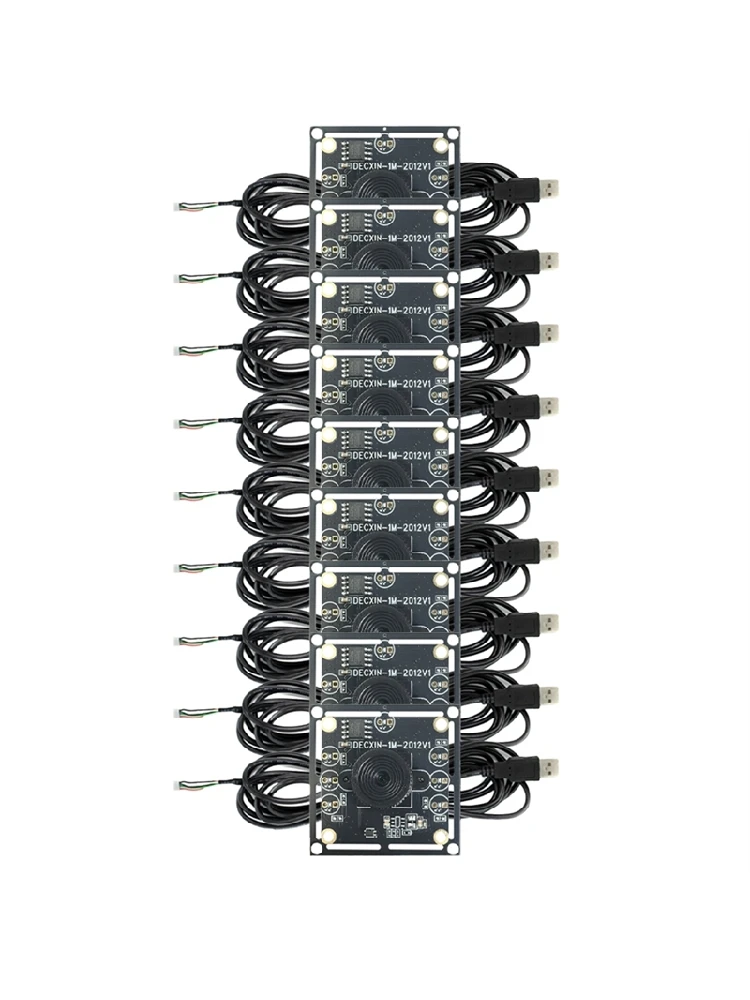 Nieuwe-Nieuwe 9 Stuks 100 Graden Camera Module 1MP OV9732 1280X720 USB Gratis Driver Handmatige Focus, met 2 Meter Kabel Voor Winxp/7/8/10 - afbeelding 2