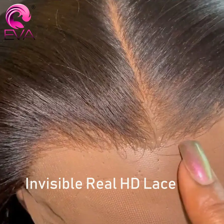 

Накладки для волос Eva Hair Skinlike Real HD Lace Melt, подходят для всех типов кожи, 100% натуральные человеческие волосы, HD Lace Closure 5x5/6x6/9x6, предварительно выщипанные, HD Lace Frontals 13x4 13x6