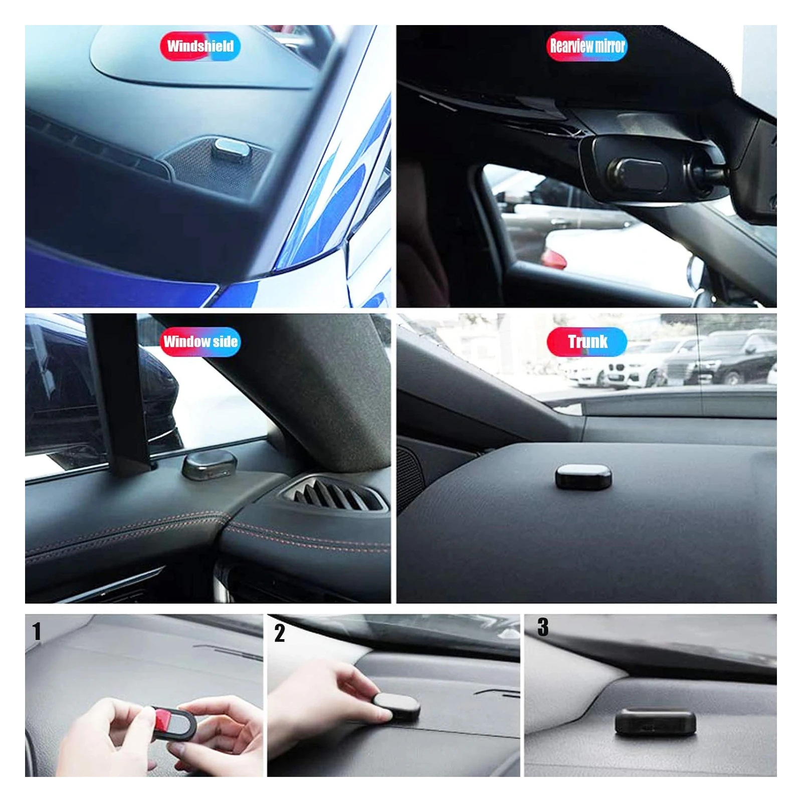 2pcs Car Solar Power Simulated Dummy Alarm Warning Anti-Theft LED Flashing Security Light with New USB Port