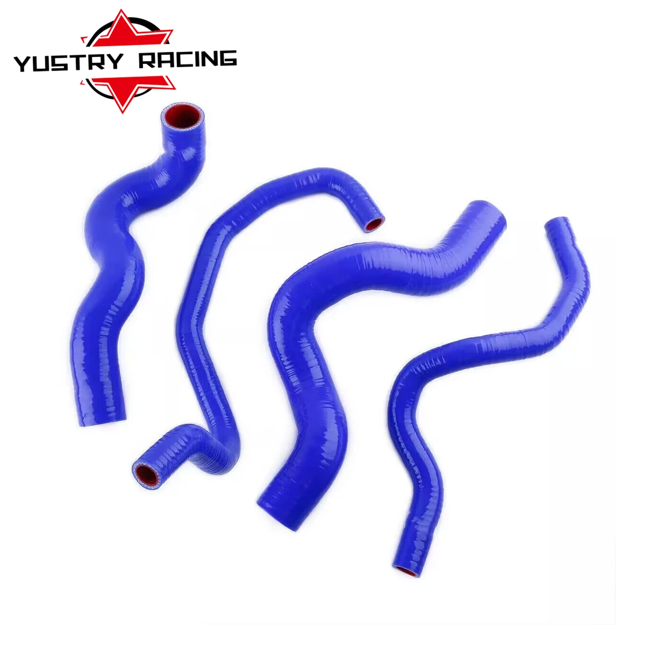 4PCS For 2007-2013 Nissan Rogue 2.5L Silicone Inlet &Outlet Hose Warm Wind Pipe