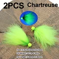 2PCS Chartreuse