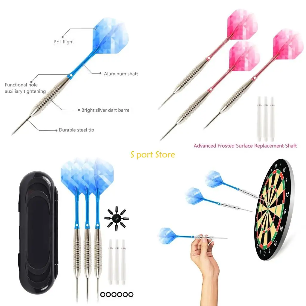 

U2JB Trendy 22g Needle Darts Set Long-lasting Quality Materials,Reliable Performances Offer Precise Flight Experience