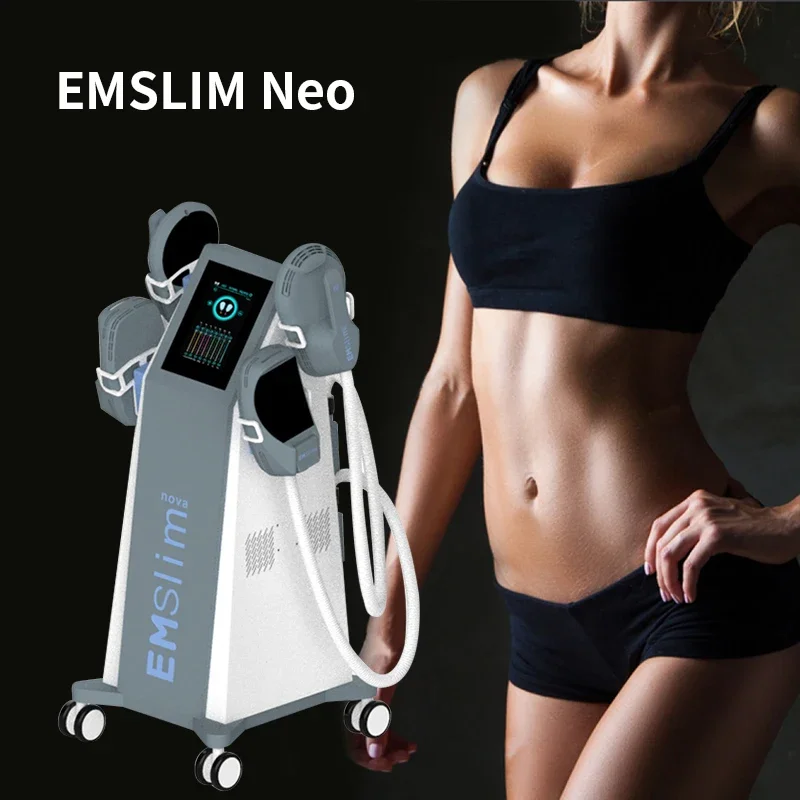 EMSLIM Tesla EMS Body Sculpting Machine for Fat Reduction And Muscle Building Weight Loss Electromagnetic Slimming Device