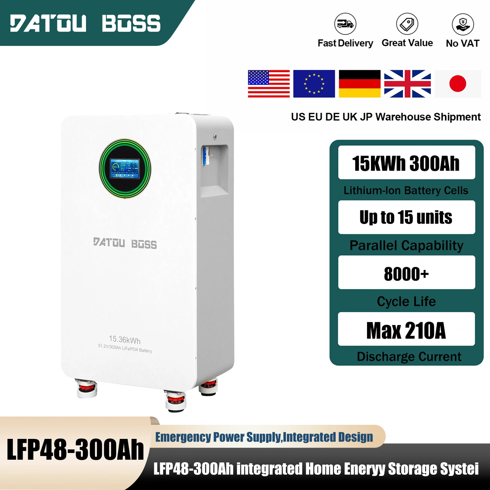 Datouboss 51.2V 300…