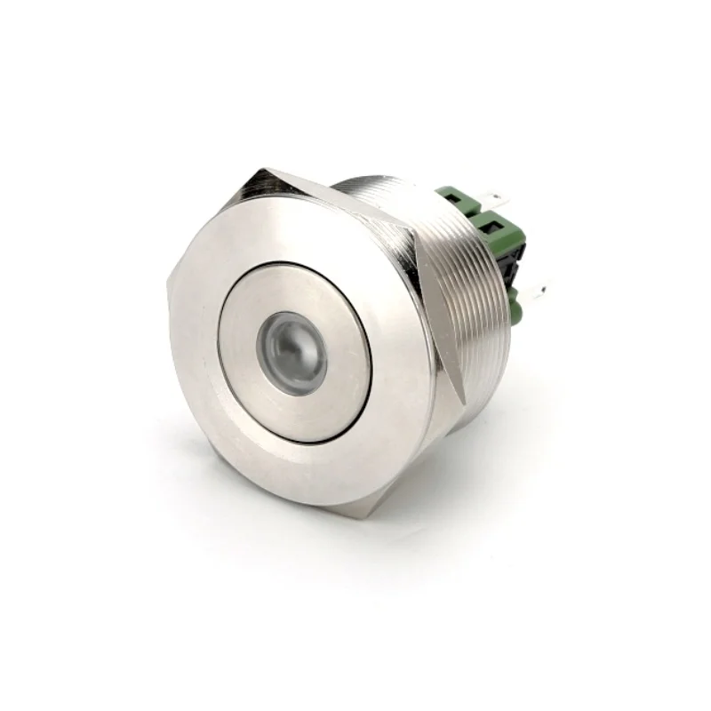 

30 мм точечный светодиодный выключатель 3 В 6 В 12 В 24 В 220 В с мгновенной фиксацией водонепроницаемый металлический кнопочный переключатель