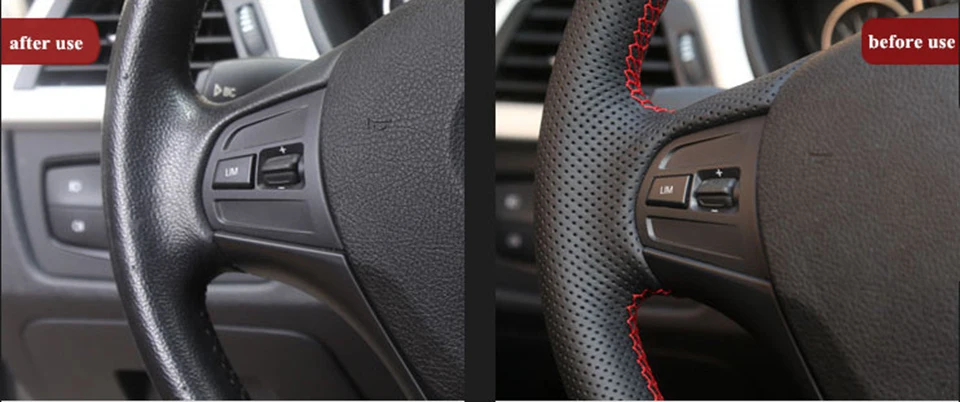 Kohlefaser-Lenkradabdeckung für Honda Civic 8 2005–2011, Old Civic Type R 2004–2011, (3 Speichen), Leder-Innenzubehör – Detail 1