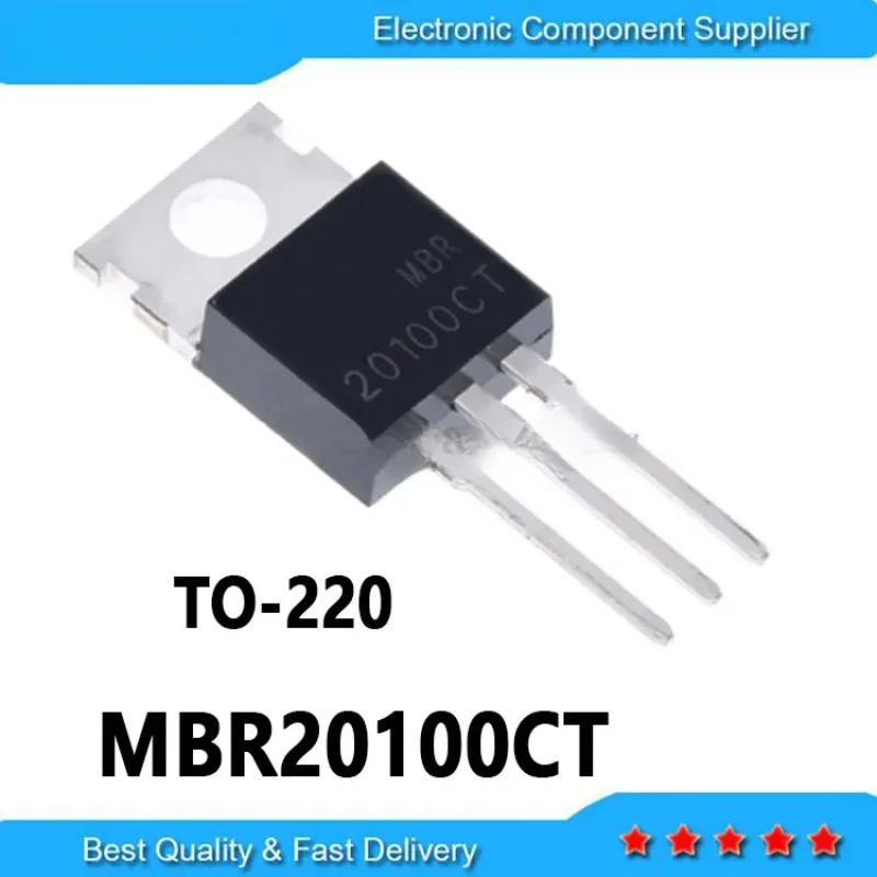 

10PCS New and Original MBR20100CTP MBR20100 20100 MBR20100CT TO-220
