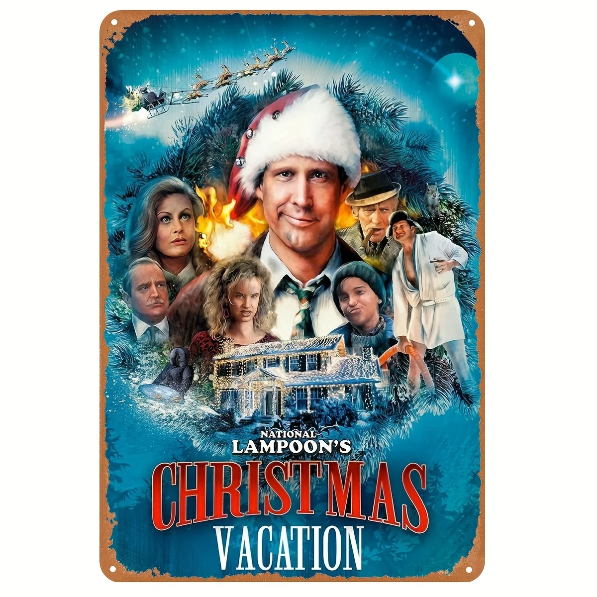 National Lampoon'S Christmas Vacation 1989 - Classic Movie Tin Sign (8