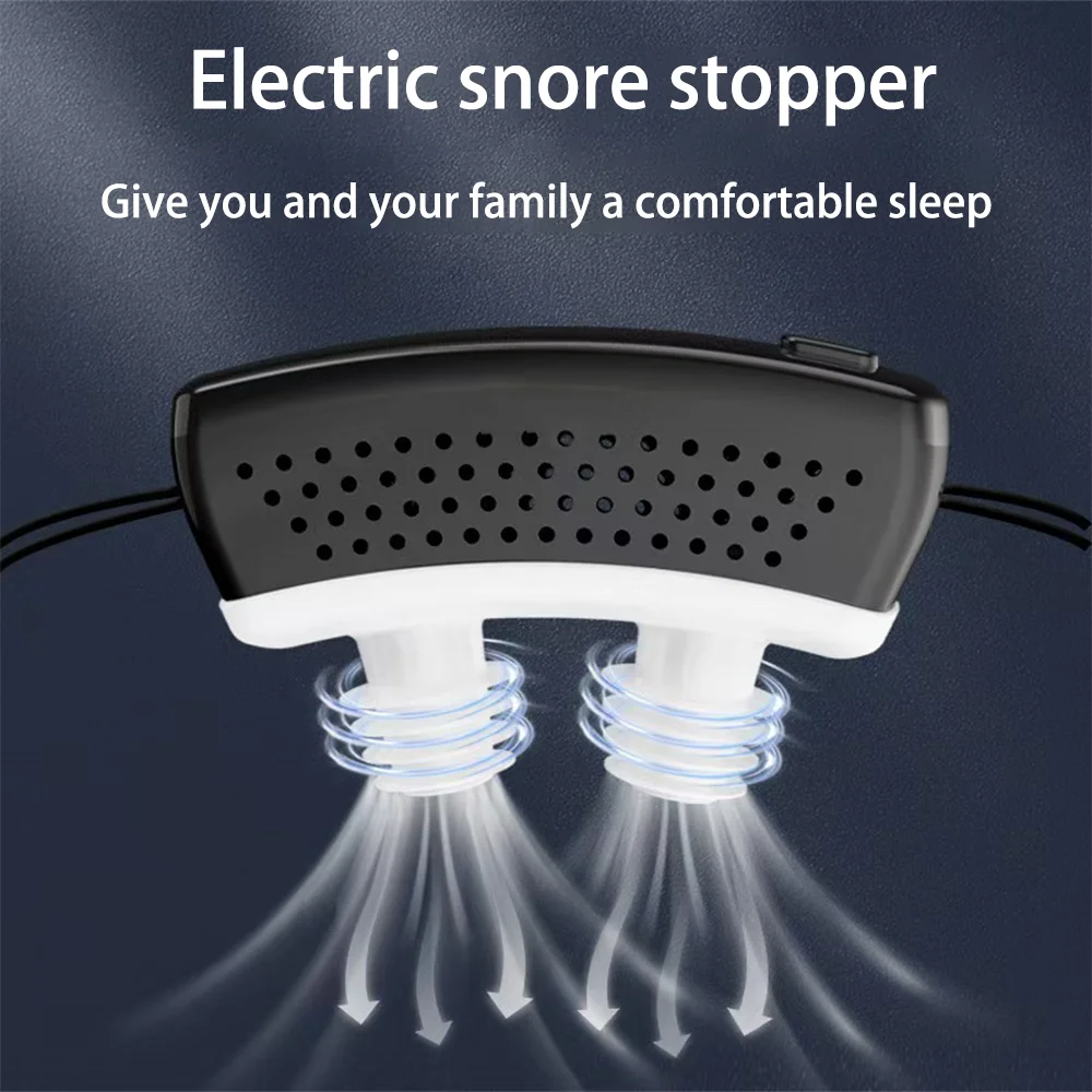 Electric Anti Snoring Device Smart EMS Pulse Stop Snore Nose Clip Sleep Care Better Breath Aid Sleepping Ventilator