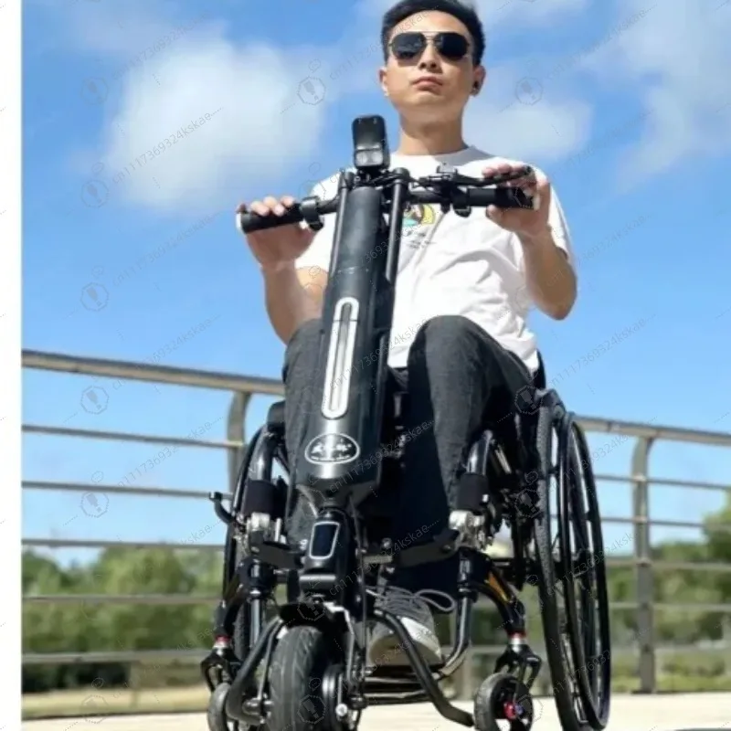 MIJO MT07 Wheelchair Electric Traction Device, Power‑Assist Handbike Add‑On for Manual Wheelchair Ground Mobility Upgrade