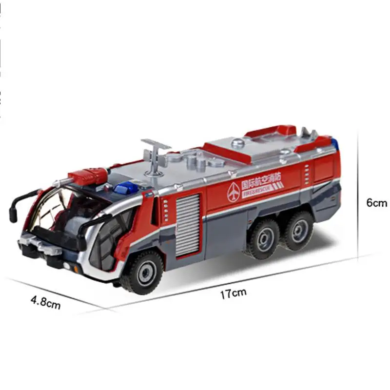 Kaidiwei Alloy Engineering Car Model Toy Vehicle Model Alloy Diecasthigh Pressure Water Gun Fire Truck Educational Children Gift