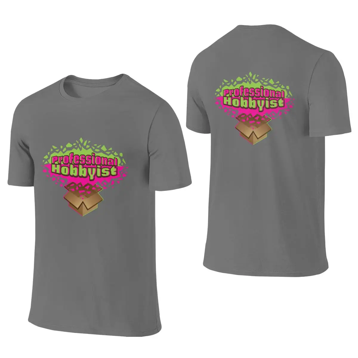 Professional Hobbyist - Outlined Abrasion-Resistant Reversible T-shirt Japanese Style Commuting Classic Colors Basic Tee
