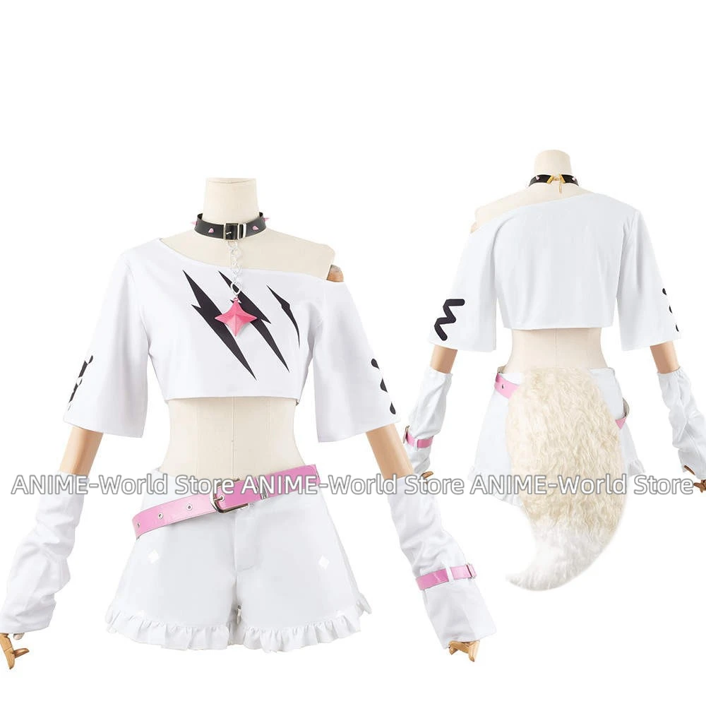 YouTuber VTuber Mococo Abyssgard Cosplay Costume Party Suit Top Skirts Halloween Uniform Anime Clothing Custom Made Shoes