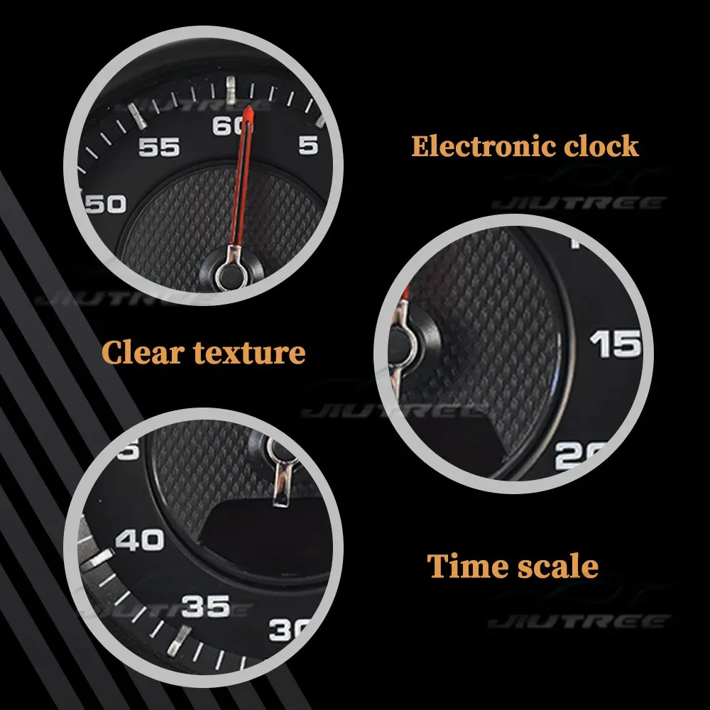 Sport Stopwatch Console Cover Trim FOR Porsche Cayenne 2018-2021 Chrono Stop Watch Interior Dashboard Accessories