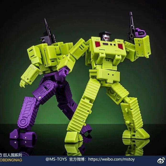 MAGIC SQUARE MS TOYS G1 Devastator MS-B41A Excavator & MS-B42A Bulldozer