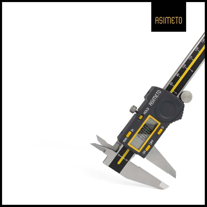 Asimeto Measuring Range 0-150mm Electronic Caliper 307-06-5