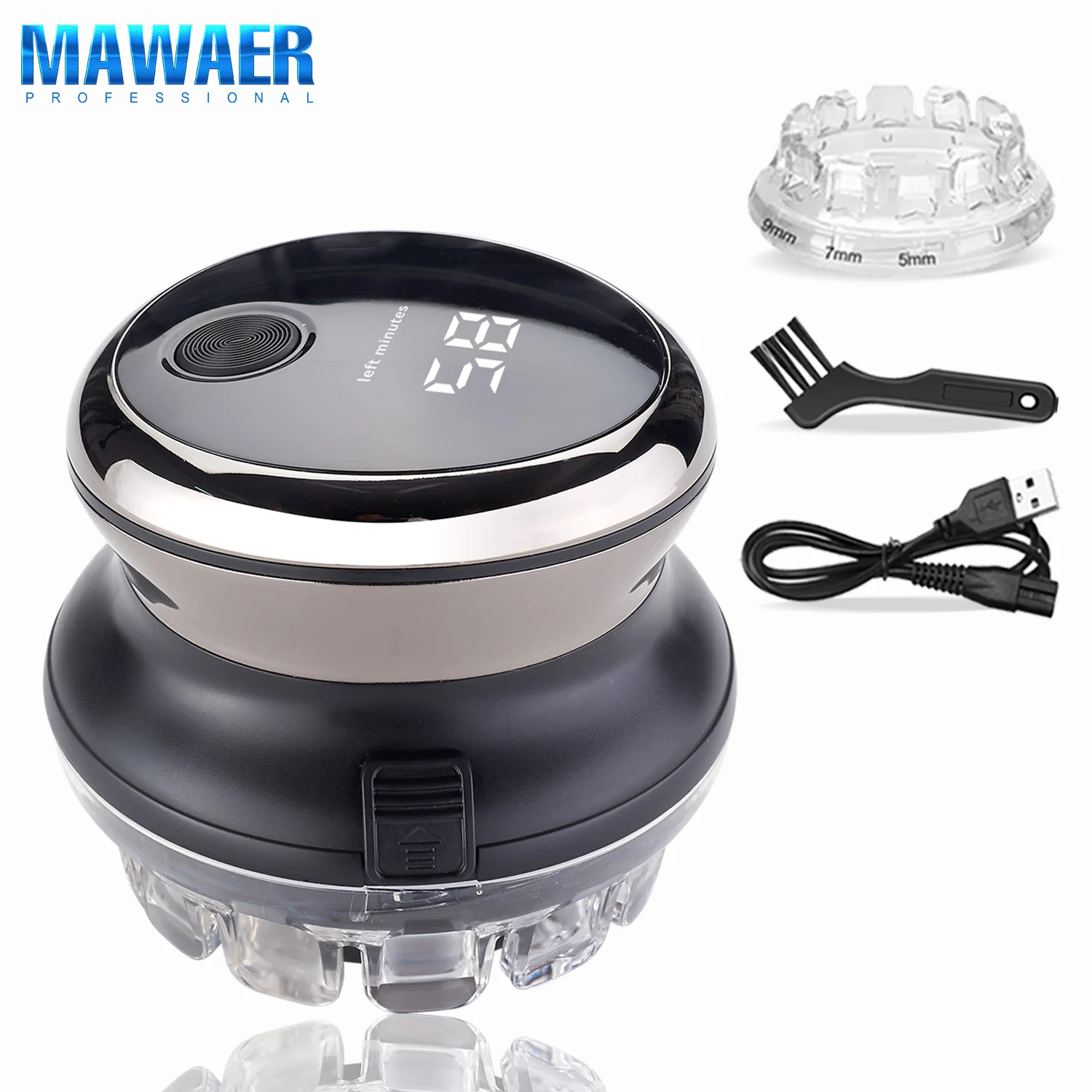 mawaer-ufo-バリカントリマー男性用洗えるショートカットキット充電式バリカンセルフヘアカットショートカットキット男性用