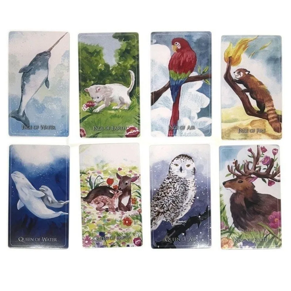 Cartas de Tarô de Criança Selvagem, 12x7 cm, 78 PCs