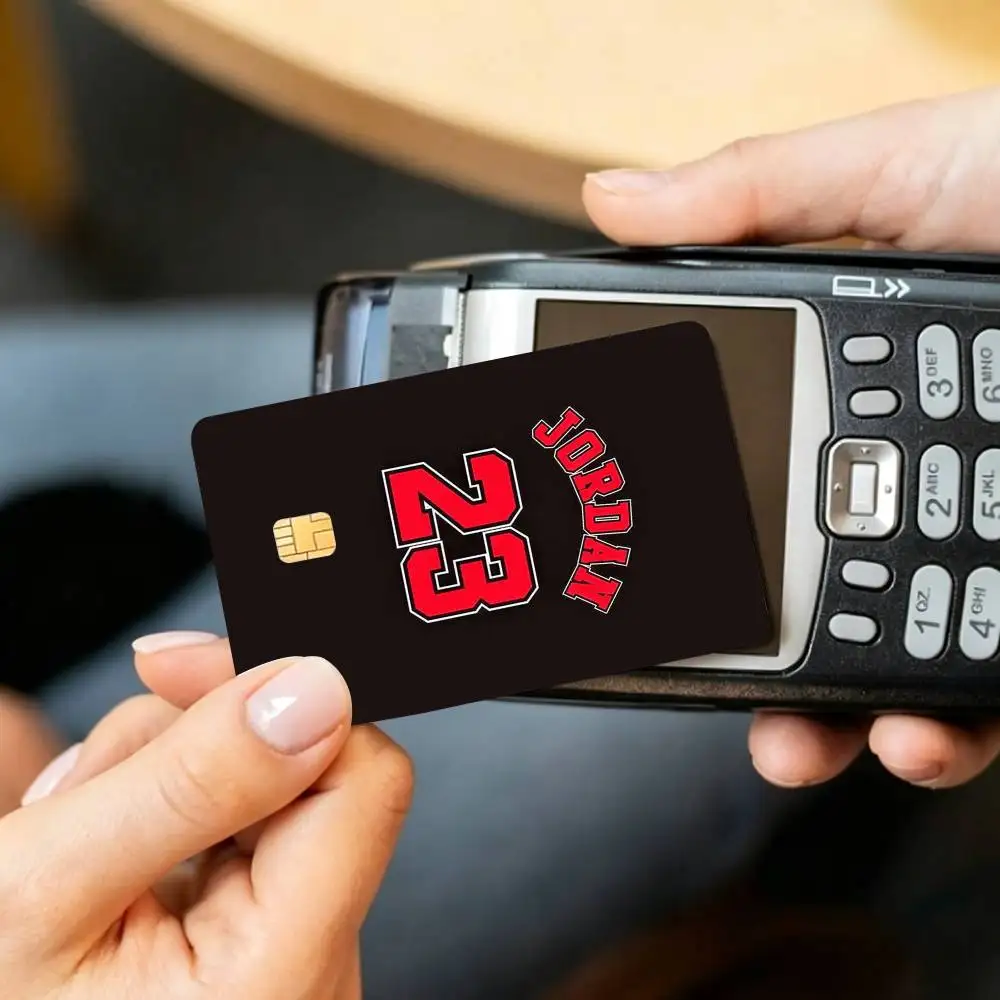 Basketball Star Michael Jordan Credit Card HD Stickers Game Card Decal Small Chip Waterproof Sticker Gift