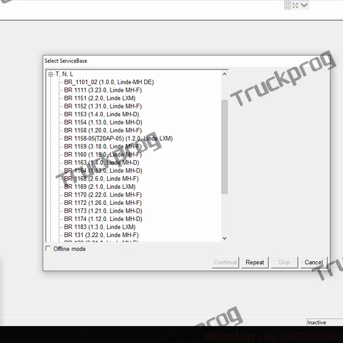 

for Linde Pathfinder New Lindos Parts Catalog EPC forklift truck diagnostic program tool