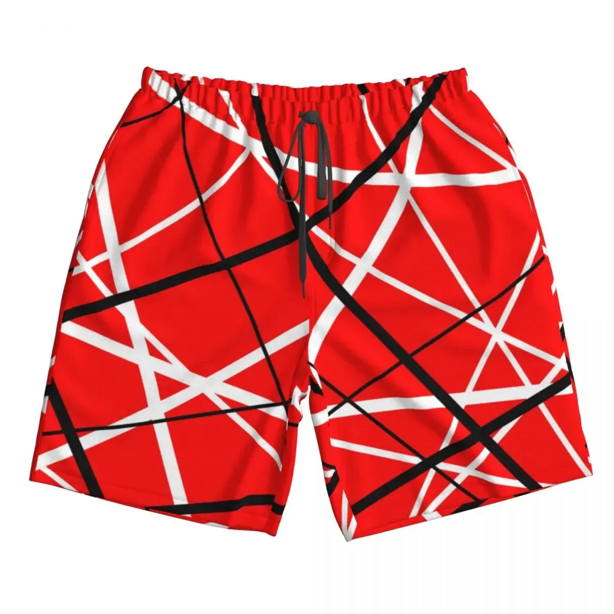 New Summer Men Shorts Men Sports Athletic Running Sport Fitness Beach Basketball Jogging Man Loose Short Pants Van Halen Board