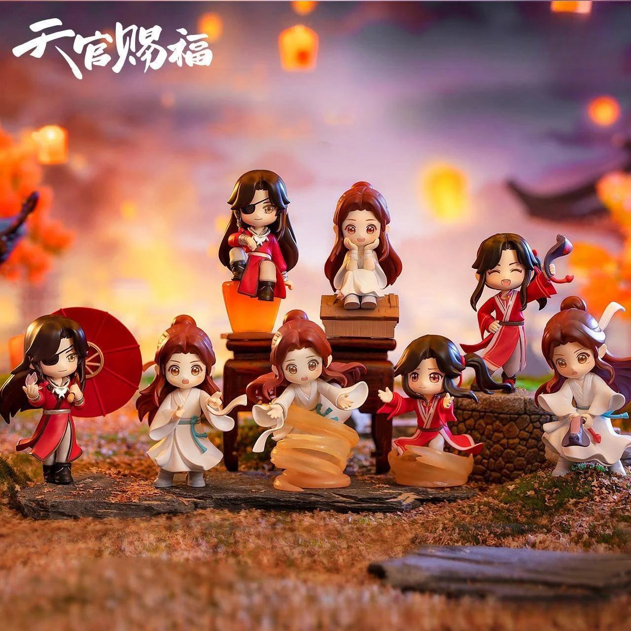 Heavenly Official Blessing Blind Box Toys Anime Figurine Model Surprise Gift Doll Xielian Huacheng Sanlang Desktop Ornament