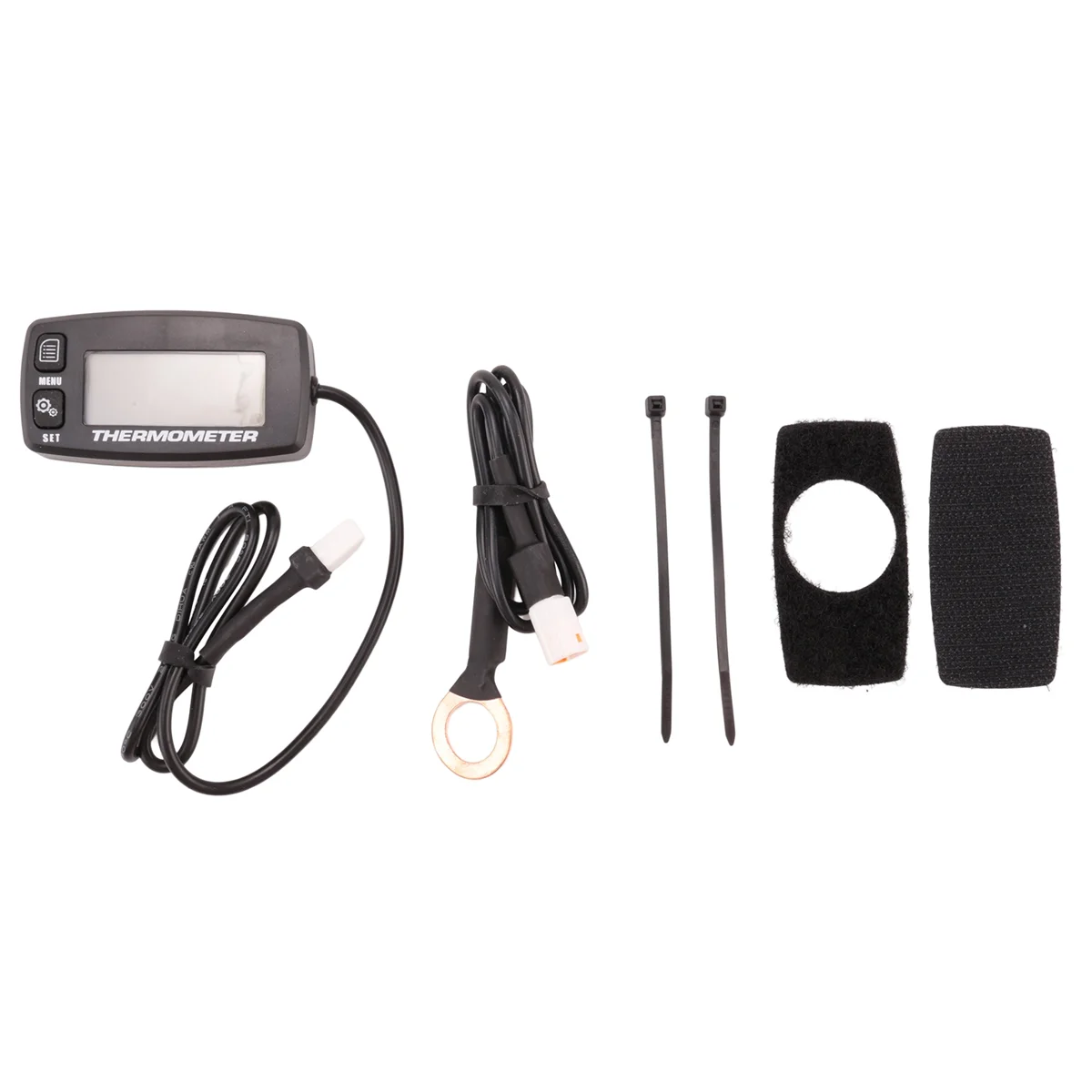 Digital LCD Engine Temperature Gauge Over-Temperature Alert with Sensor RL-TS002 for Motorcycle Dirtbike ATV