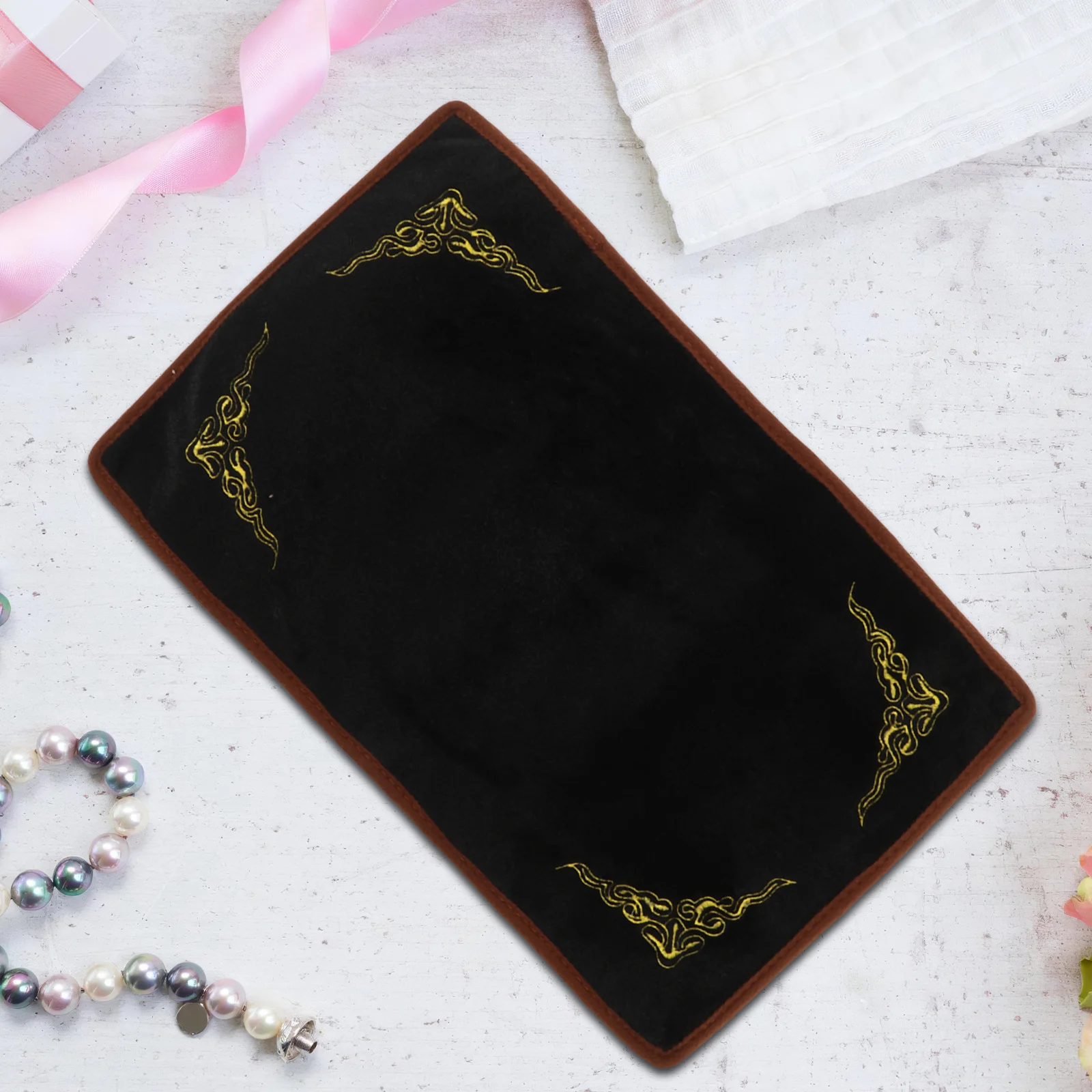 

Jewelry Display Pad Double-Sided Mat For Necklaces Bracelets Watches Craft Exhibition Display Counter Organizer Storage