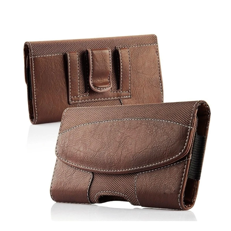 PU Leather Holster Holder Phone PU Leather Belt for Case with Belt Clip Loop Closure Bag Cover