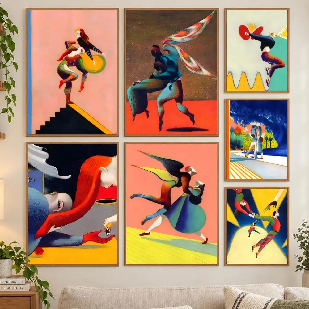 Art L-Lorenzo Mattotti Poster HD art sticky wall waterproof home living room bedroom bar aesthetic decoration