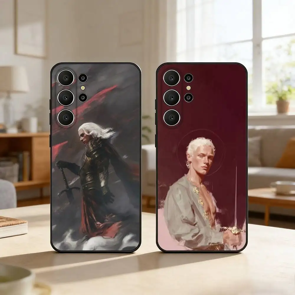 

Epc A-Aerion T-Targaryen Phone Case For Samsung S26,S25,S24,S21,S22,S23,S30,Ultra,S20,FE,Lite,10,9,Black Cover