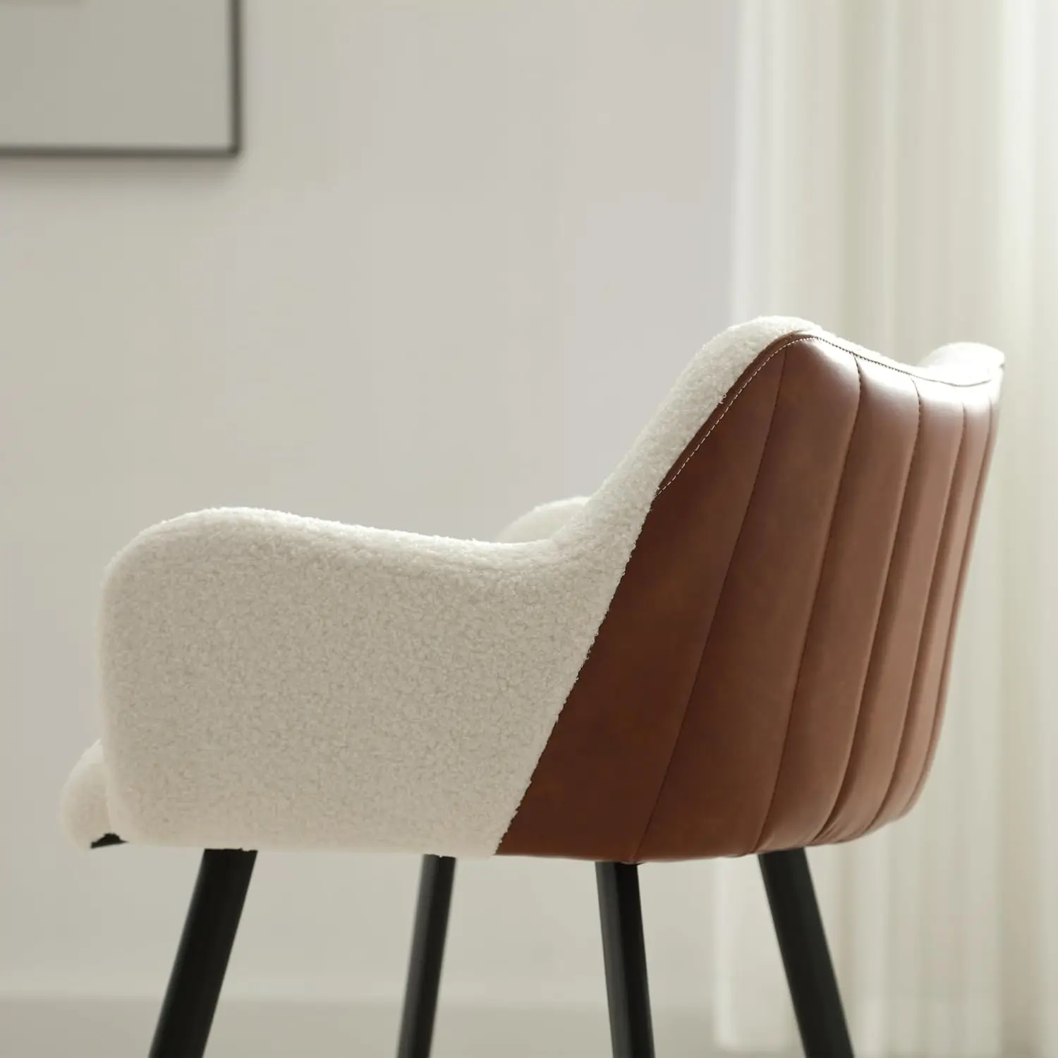 Color Block Bar Stools For Kitchen Island Barstools With Footrest Set Of 6 Counter Height Bar Stool With Back And Metal Legs