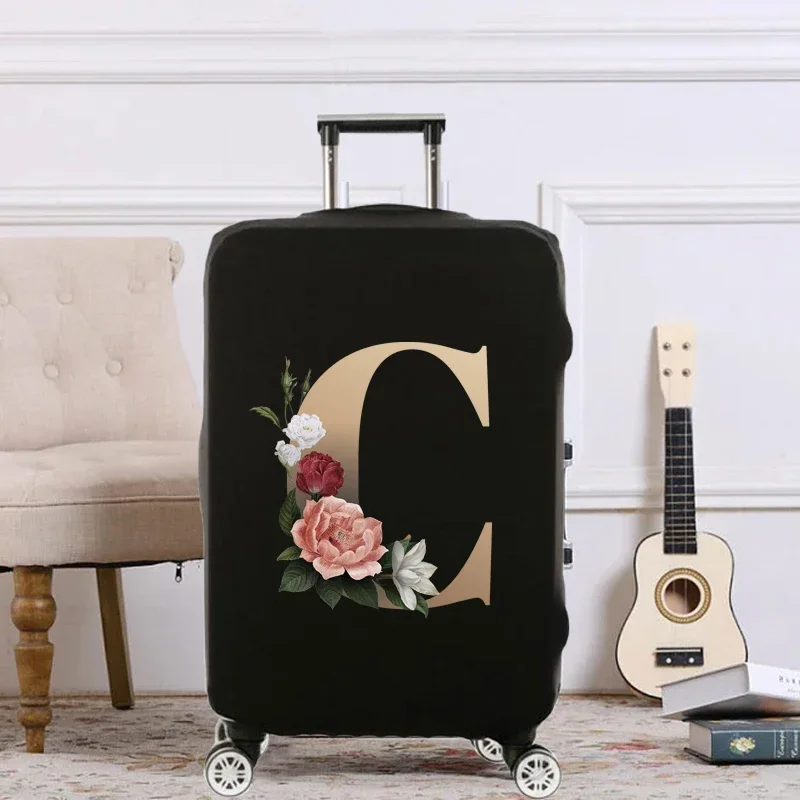 Traveling Luggage Case Thicker Bag Luggage Cover 26 Letter Series Cover Luggage Accessories for 18-32 Inch