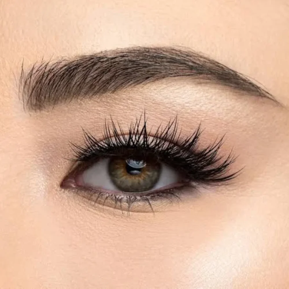 1 زوج الطبيعية Wispy قطاع جلدة وهمية رموش تمديد ماكياج فو Cils Maquiagem cilios