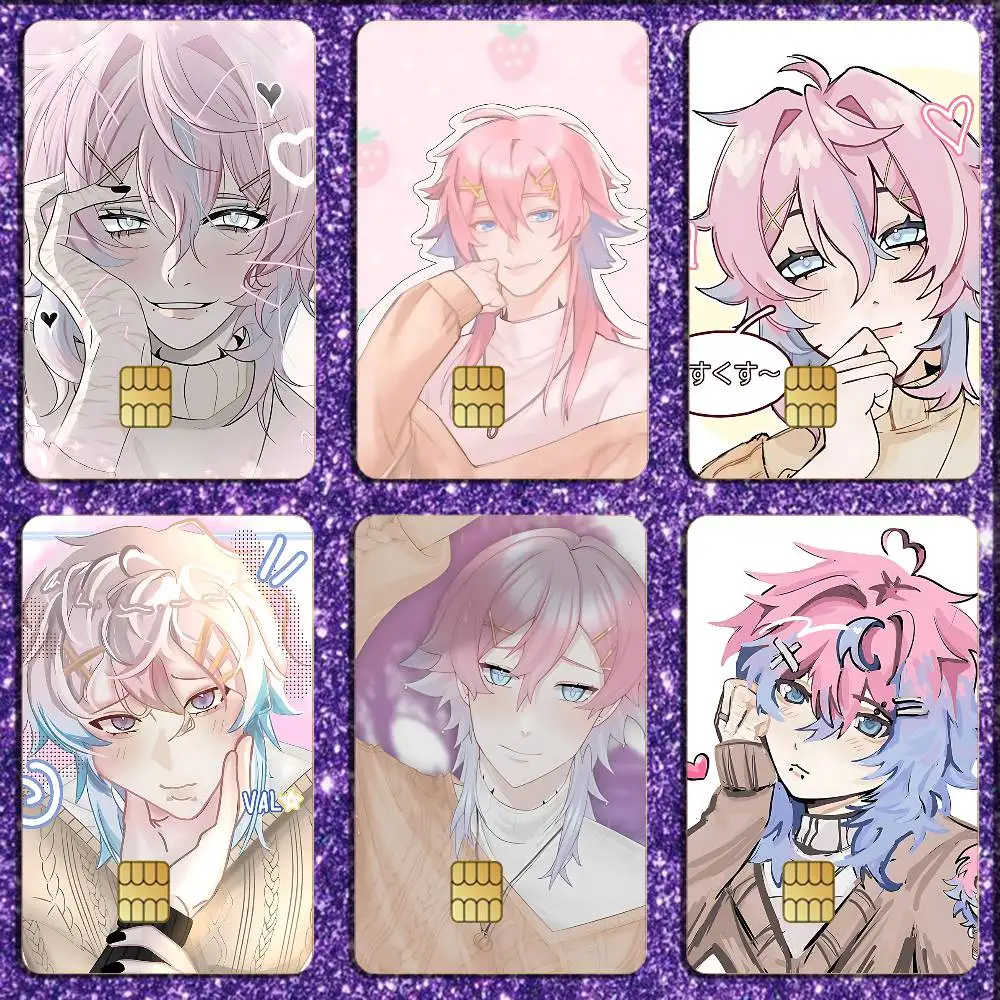 

With You R-Ren 14 D-Days Sticker Film Tape Skin for Credit Card Debit Card Cartoon Waterproof Stickers Small Chip