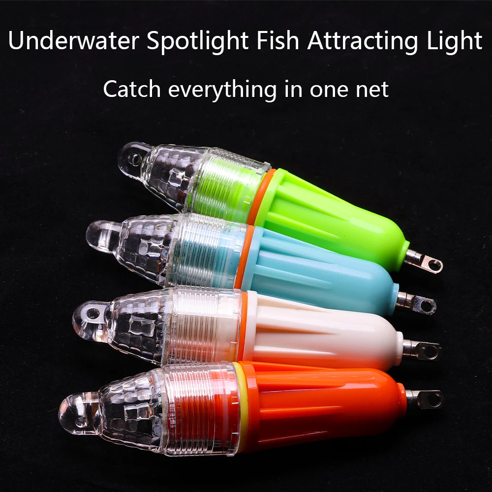 1 Stück LED Unterwasser-Fischköder-Licht, Tiefwasser-Meeresfischerei-Licht, Blinkendes Leuchtlicht, Nachtzeit-Fischanlocklicht – Detail 8
