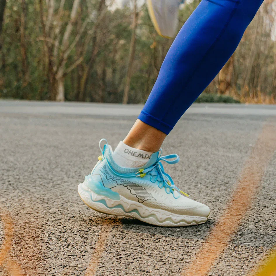 ONEMIX-O-Resilio CreamMix Chaussures de course sur route pour hommes, Baskets d'extérieur légères, Anti-baume, Entraînement longue distance, Nouvelle arrivée, 2024