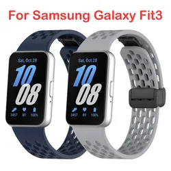 Per Samsung Galaxy Fit 3 cinturino magnetico scava fuori cinturino in Silicone per Samsung Galaxy Fit3 SM-R390 accessori per cinturini per bracciali