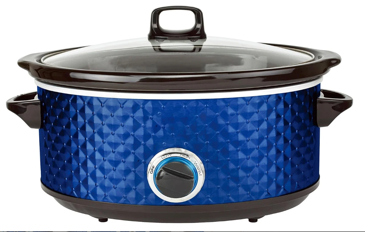 SC-157N Slow Cooker, 7 quarts, Navy Blue