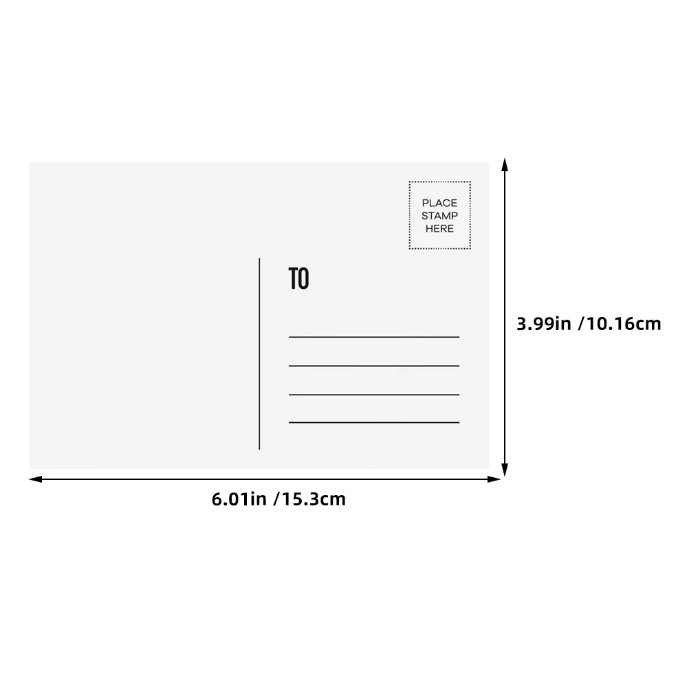 Imagem -05 - Cartões em Branco Papel de Saudação Cartões Postais a Granel para Impressão Pequenos Espaços em Branco Revestidos Bênção 10 Pcs